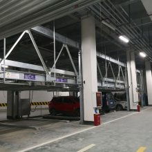 上车位前移型升降横移子母型车库 laibei莱贝立体车库解决停车难 莱贝机械停车回收节省成本图片大全