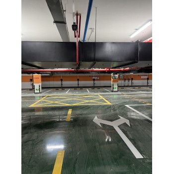 南京道路划线njms 2023地下车库停车场划线