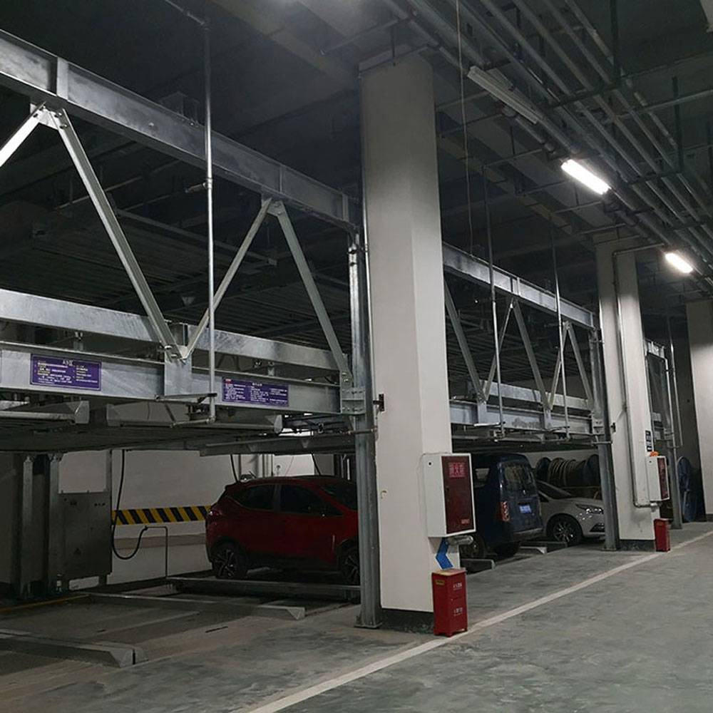 金昌市永昌立体车库租赁升降车位规划租价立体停车库工程安装莱贝两层
