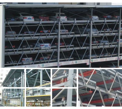 供应四川莱贝负二正三地坑式PSH5-D2五层升降横移类停车库设备